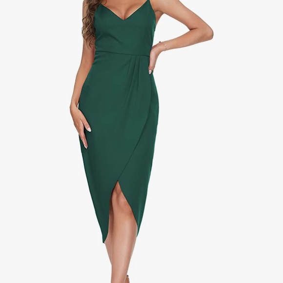 CMZ2005 Dresses & Skirts - Green cocktail dress—perfect wedding guest dress